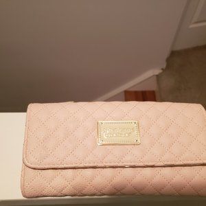 Betsy Johnson Pink Crossbody Wallet